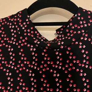 Black & Red Banana Republic Factory Top